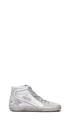 GOLDEN GOOSE Sneaker donna bianca/argento in pelle