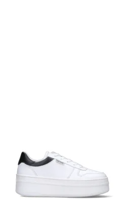 GUESS Sneaker donna bianca/nera in pelle