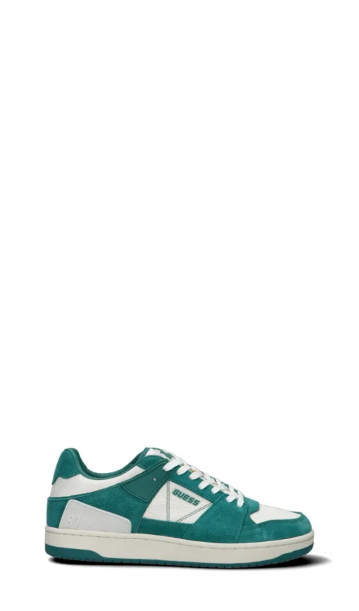 GUESS Sneaker uomo beige/verde in pelle