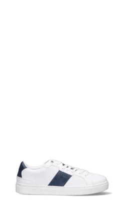 GUESS Sneaker uomo bianca e blu in pelle