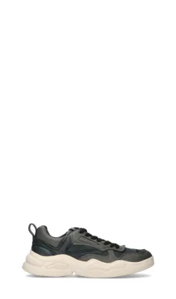 GUESS Sneaker uomo nera in pelle