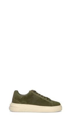 GUESS Sneaker uomo verde in suede