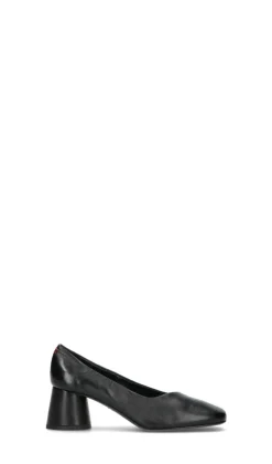 HALMANERA Décolleté donna nera in pelle