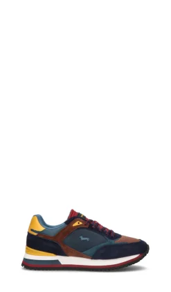 HARMONT&BLAINE Sneaker uomo blu in suede