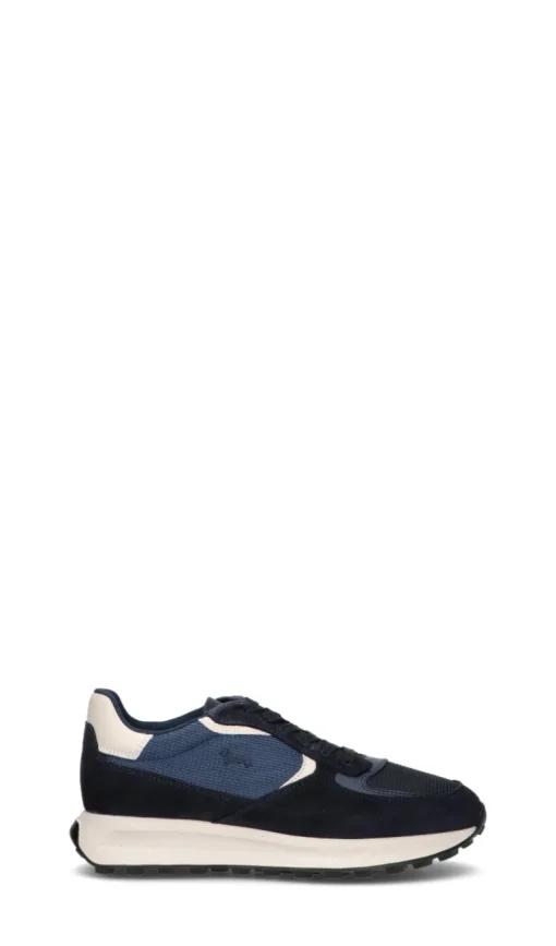 HARMONT&BLAINE Sneaker uomo blu in suede