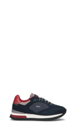 HARMONT&BLAINE Sneaker uomo blu in suede