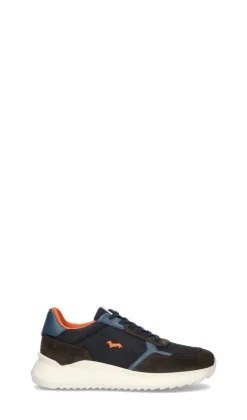 HARMONT&BLAINE Sneaker uomo marrone/blu in suede