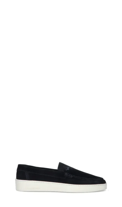 HARMONT&BLAINE Sneaker uomo blu in suede