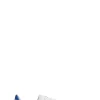 HIDNANDER Sneaker uomo bianca/blu in pelle