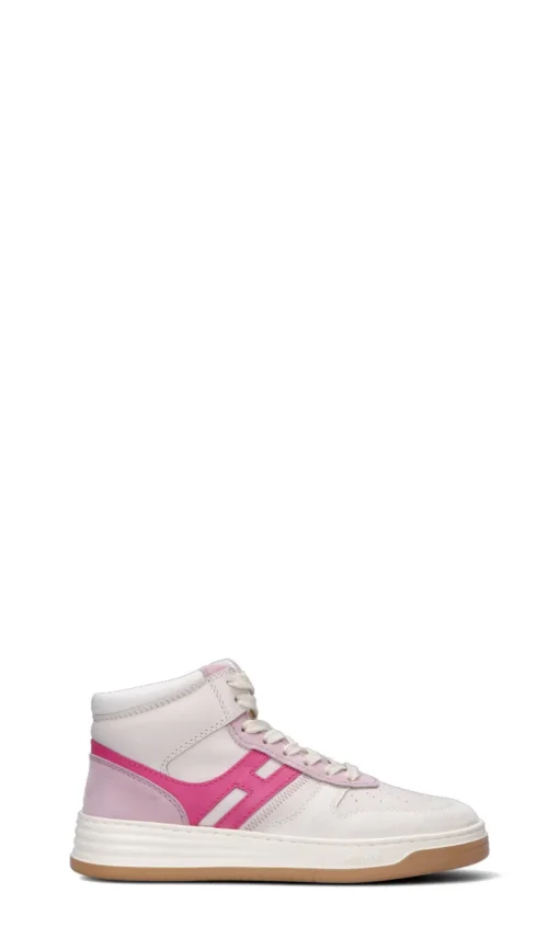 HOGAN Sneaker donna panna/rosa in pelle