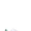 HOGAN Sneaker uomo bianca/acquamarina in pelle