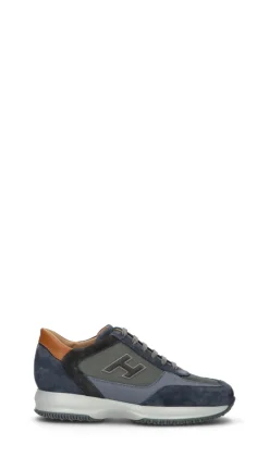 HOGAN Sneaker uomo blu in pelle
