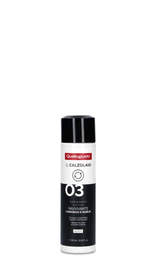 IL CALZOLAIO - RAVVIVANTE CAMOSCIO E NABUK colore black