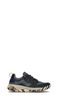 JEEP Sneaker uomo blu in suede