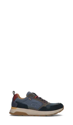 JEEP Sneaker uomo blu in suede