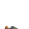 LA MARTINA Sneaker uomo verde in suede