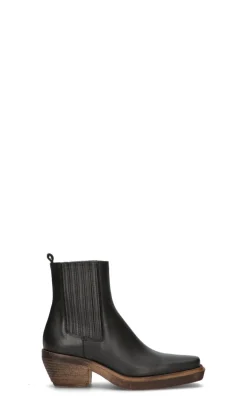 LEMARE' Tronchetto donna nero in pelle