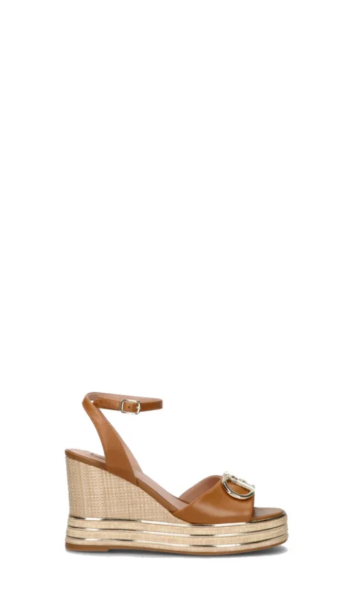 LIU JO Sandalo donna marrone in pelle