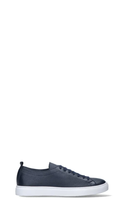 LORENZO TERRA Sneaker uomo blu in pelle