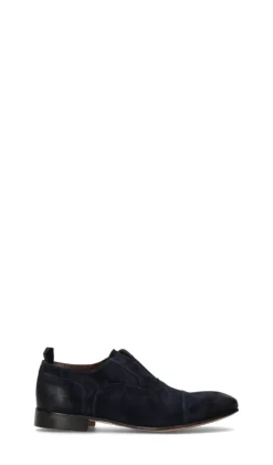 MEZZETINTE Stringata uomo blu in suede