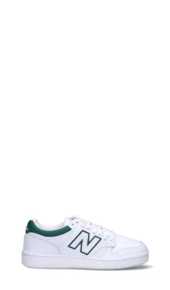 NEW BALANCE 480 Sneaker donna bianca e verde in pelle