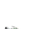 NEW BALANCE 574 Sneaker uomo verde e bianca in suede