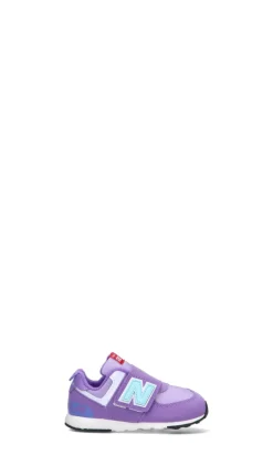 NEW BALANCE Sneaker bimba viola in pelle