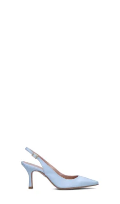PHIL MELVIS Slingback donna azzurra in pelle