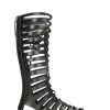 PHIL MELVIS Stivale donna nero in pelle