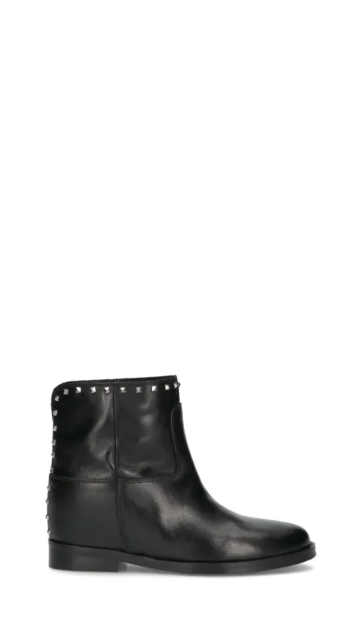PHIL MELVIS Stivale donna nero in pelle