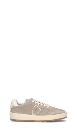 PHILIPPE MODEL Sneaker uomo grigia in pelle