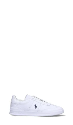 POLO SPORT Sneaker uomo bianca in pelle