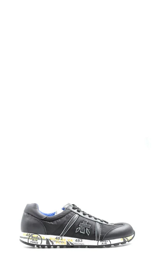 PREMIATA LUCY Sneaker uomo nero in suede e tessuto