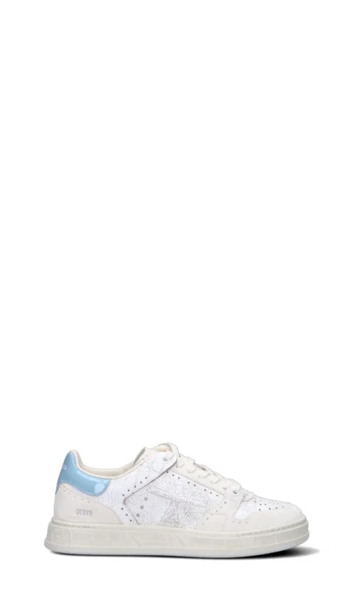 PREMIATA Sneaker donna bianca/azzurra in pelle