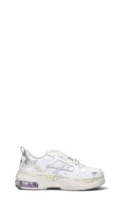 PREMIATA Sneaker donna bianca/grigia/viola in pelle