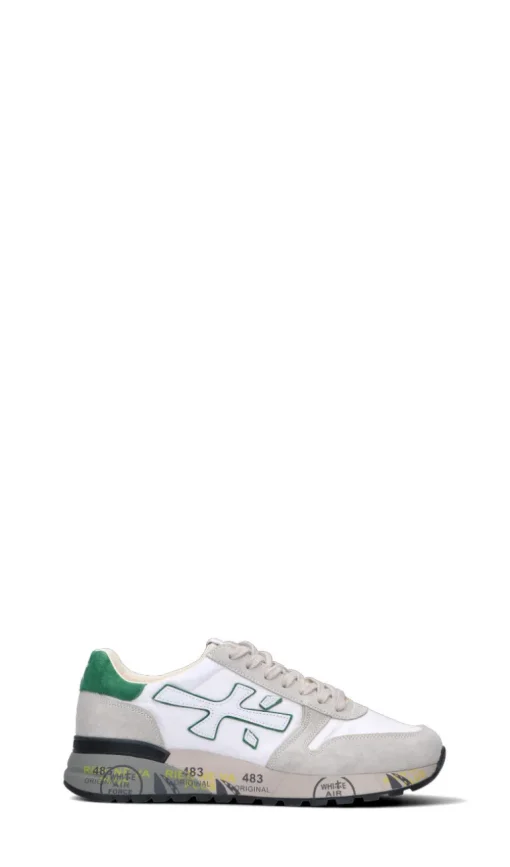PREMIATA Sneaker uomo beige/verde in suede