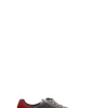 PREMIATA Sneaker uomo grigia/rossa in pelle