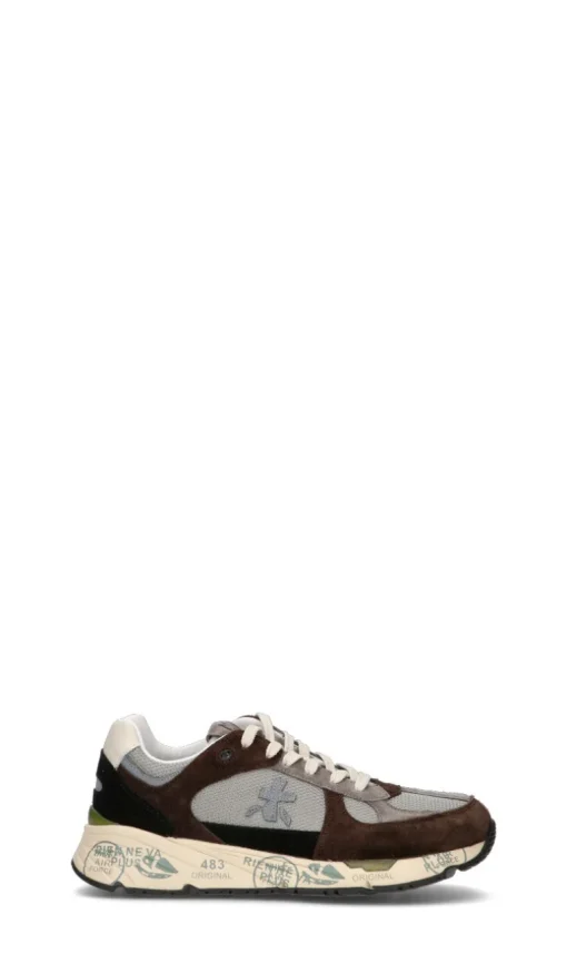 PREMIATA Sneaker uomo marrone/grigia in pelle