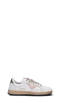 QUATTROBARRADODICI Sneaker donna bianca/rosa/oro in pelle
