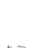 QUATTROBARRADODICI Sneaker donna bianca/azzurra/argento in pelle