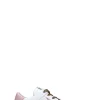 QUATTROBARRADODICI Sneaker donna bianca/rosa in pelle