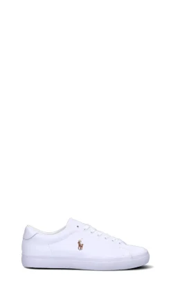 RALPH LAUREN Sneaker uomo bianca in pelle