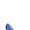 REBECCA VAN DICK Decollete donna blu in pelle