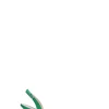 REBECCA VAN DICK Slingback donna verde in pelle