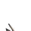 REBECCA VAN DIK Slingback donna nera in pelle