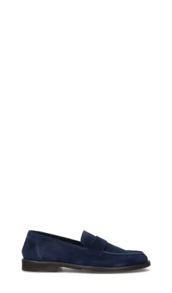 SEBOYS Mocassino uomo blu in suede