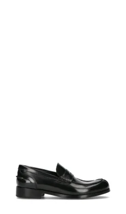SEBOYS Mocassino uomo nero in pelle