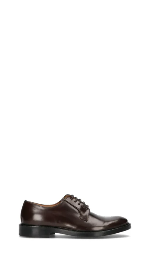 SEBOYS Stringata uomo marrone in pelle