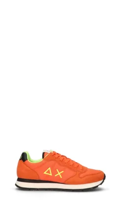 SUN68 Sneaker uomo arancio/nera in suede