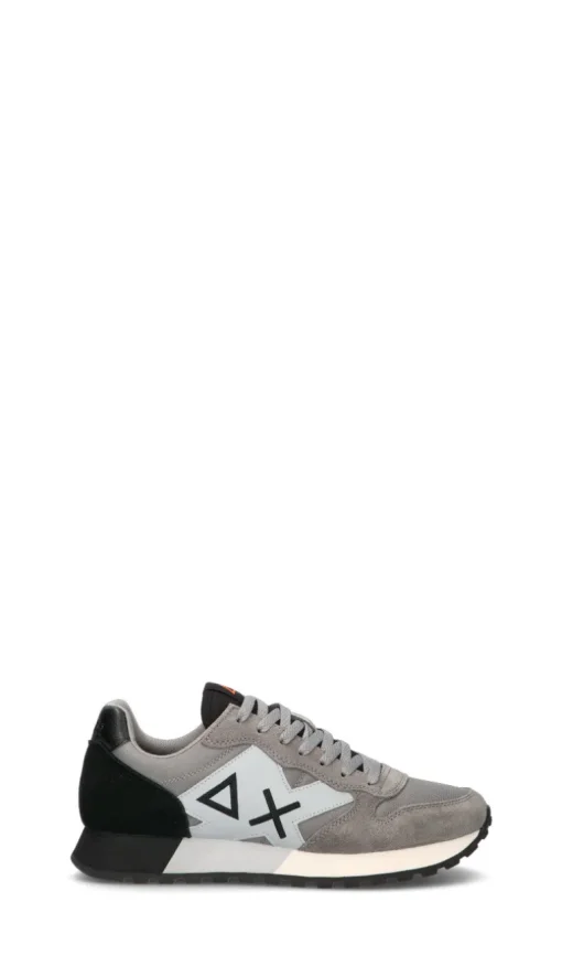 SUN68 Sneaker uomo grigia e beige in suede